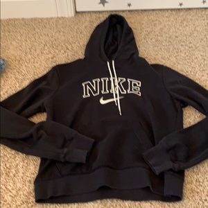 nike crop hoodie
